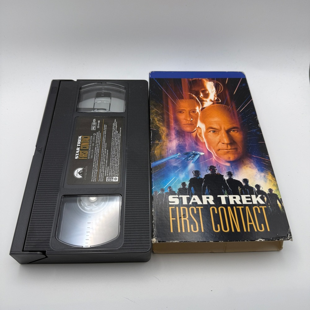 Star Trek First Contact VHS Widescreen Edition 1996 Sci-Fi Movie Paramount